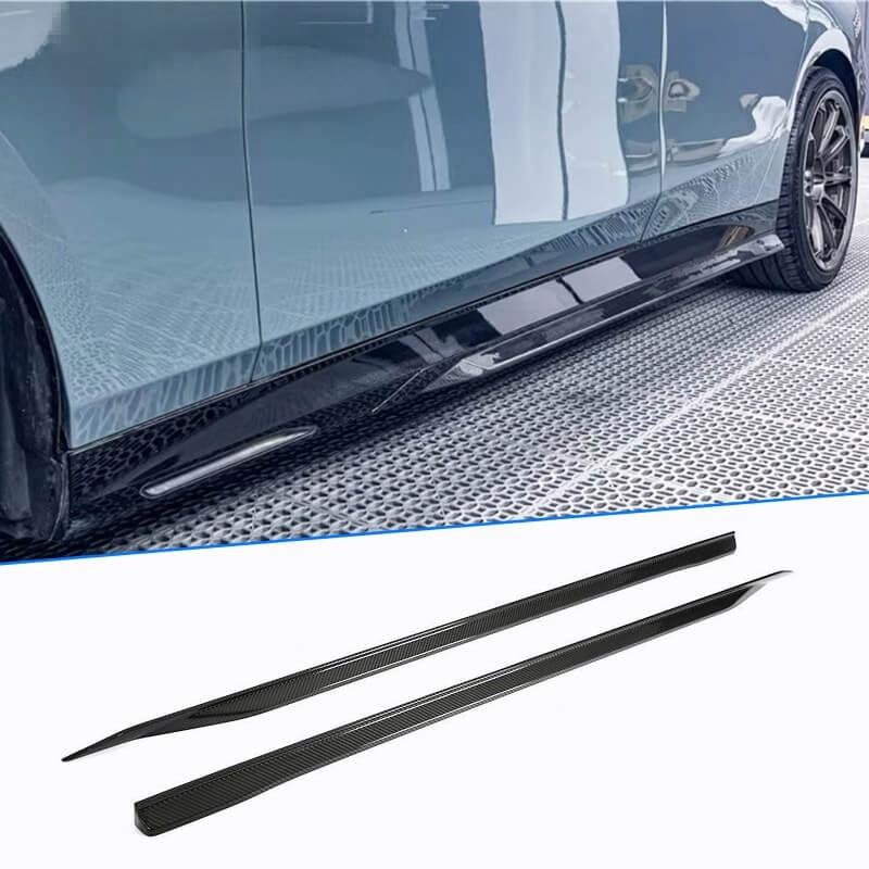 BMW 5 Series / i5 G60 M Sport Carbon Fiber Side Skirt Extensions, 2024+