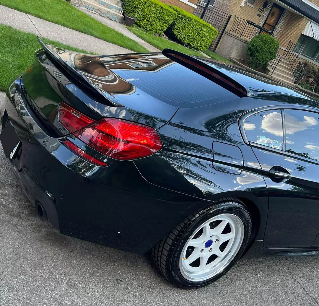 BMW 6 Series F06 640i 650i M6 Gran Coupe 2013-2018 Rear Roof Spoiler Carbon Fiber/FRP