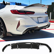 BMW 8 Series F93 M8 2009-2021 Rear Bumper Diffuser Dry Carbon Fiber