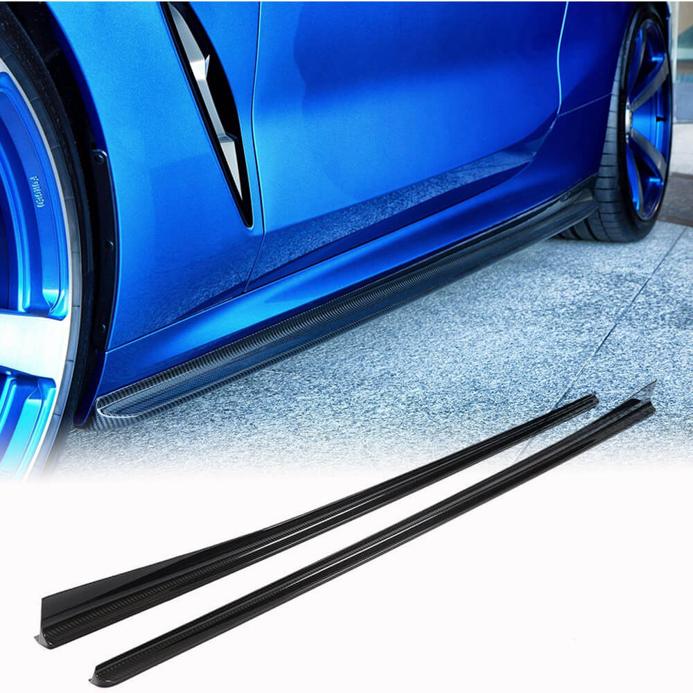 BMW 8 Series G14 G15 840i M Sport M850i 2018-2021 Side Skirts Dry Carbon Fiber