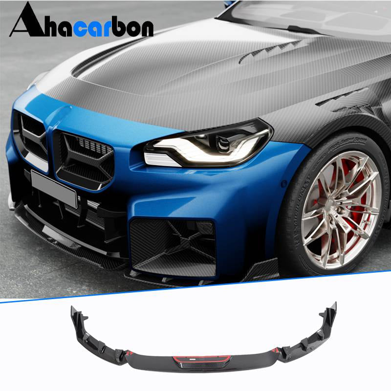 BMW 2 Series M2 G87 Coupe 2022-2024 Front Bumper Lip Dry Carbon Fiber