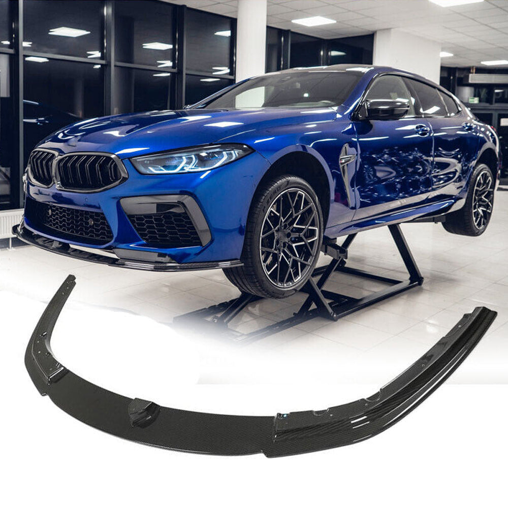 BMW F91 F92 F93 M8 2019-2022 Front Bumper Lip Dry Carbon Fiber