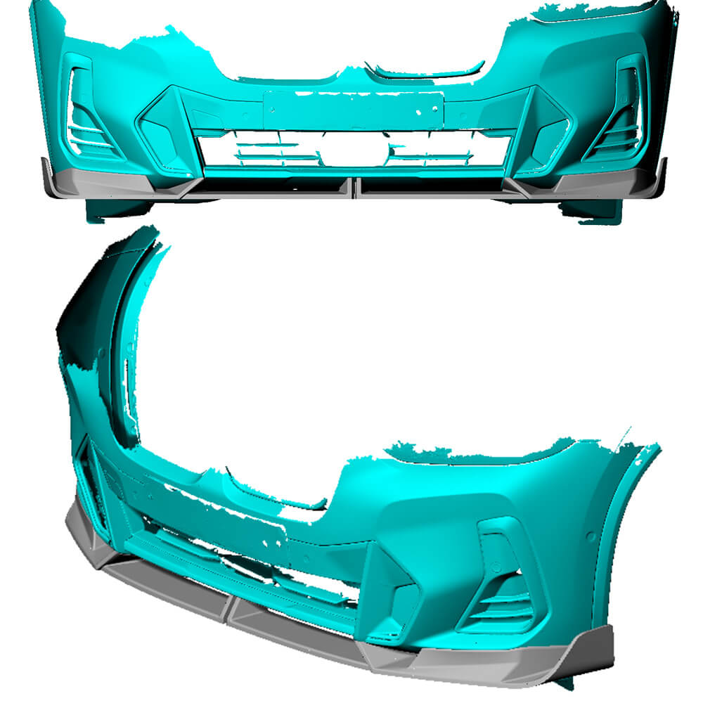 BMW X3 G01 IX3 X4 G02 2022-2024 Front Bumper Lip Carbon Fiber