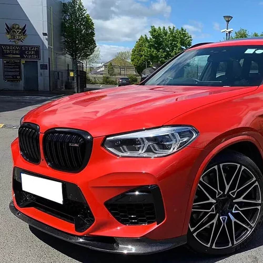 BMW X3 M F97 X4 M F98 Pre-LCI 2019-2021 Front Bumper Lip Carbon Fiber/FRP