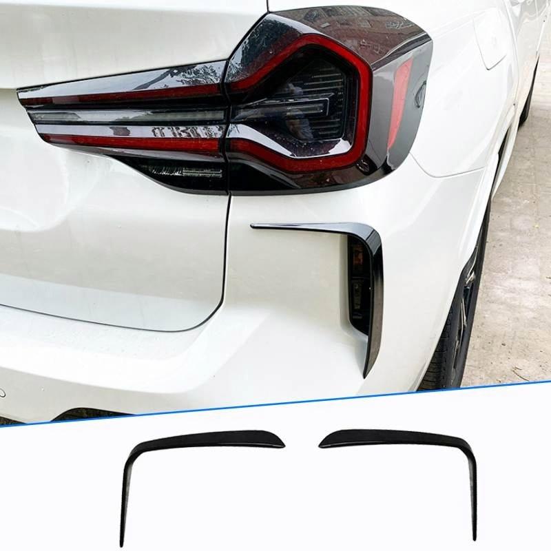 BMW X3 G01 M Sport Gloss Black ABS Rear Bumper Splitters 2021–2023
