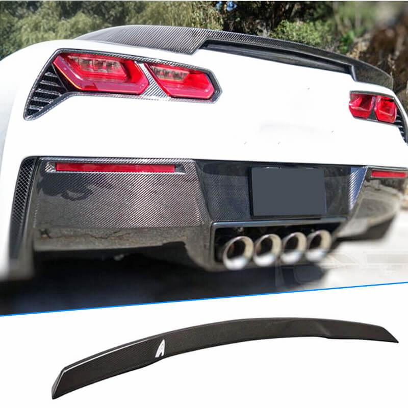 Chevrolet Corvette C7 Carbon Fiber Rear Trunk Spoiler, 2014–2019
