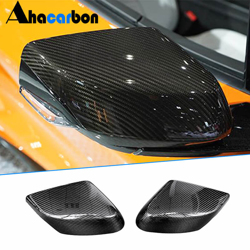 Chevrolet Corvette Stingray C8 Z51 2-Door 2020 2021 Mirror Covers Add-on Dry Carbon Fiber