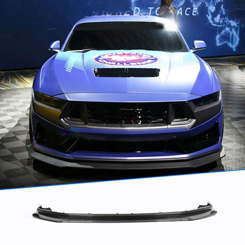 2024+ Ford Mustang Dark Horse Carbon Fiber Front Bumper Lip