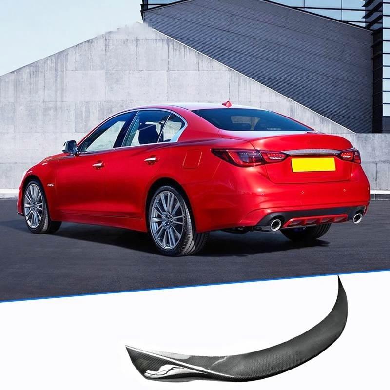 INFINITI Q50 Carbon Fiber Rear Trunk Spoiler, 2014–2024