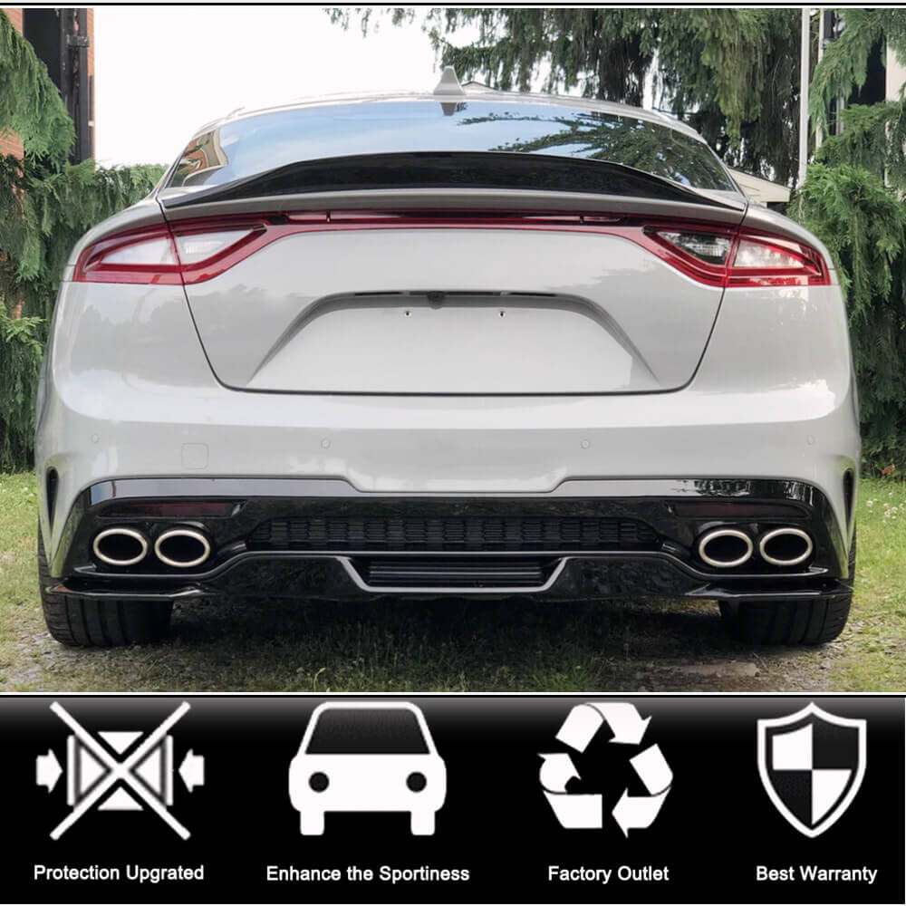 Kia Stinger 2018-2023 Rear Trunk Spoiler Carbon Fiber/FRP