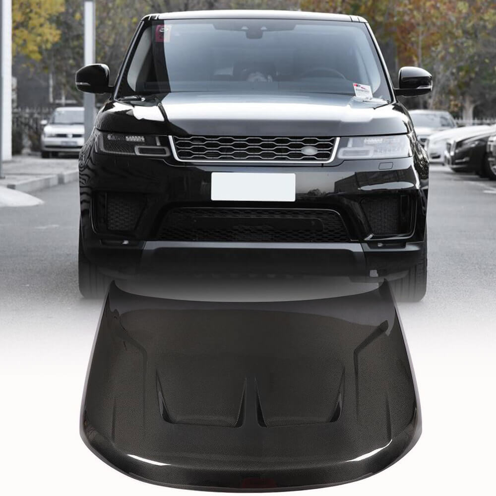 Land Rover Range Rover Sport 2018-2021 Car Engine Bonnet Hood Cover Carbon Fiber