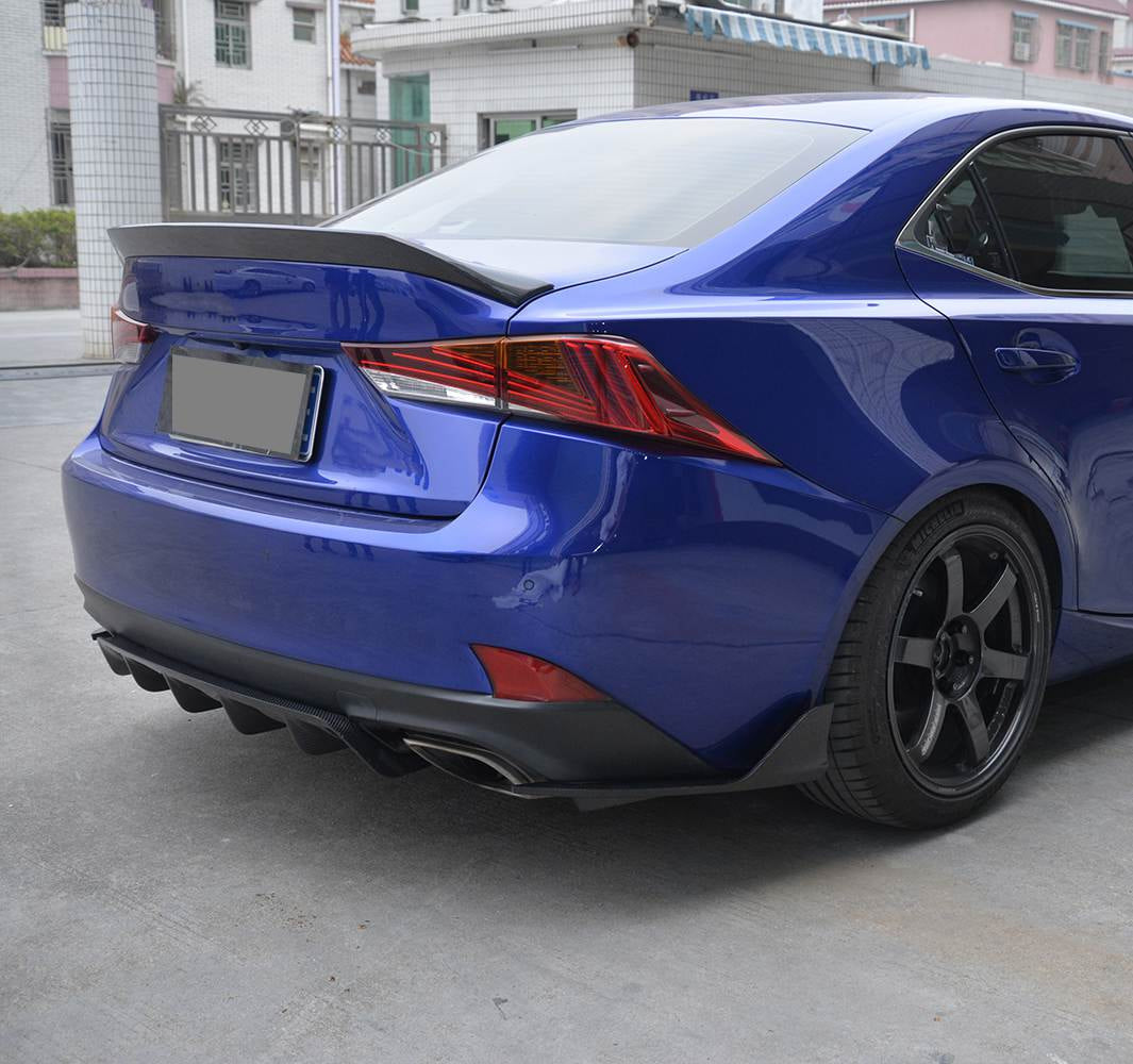 Lexus IS IS250 IS300 IS350 Sedan 2014-2020 Rear Trunk Spoiler Dry Carbon Fiber/FRP