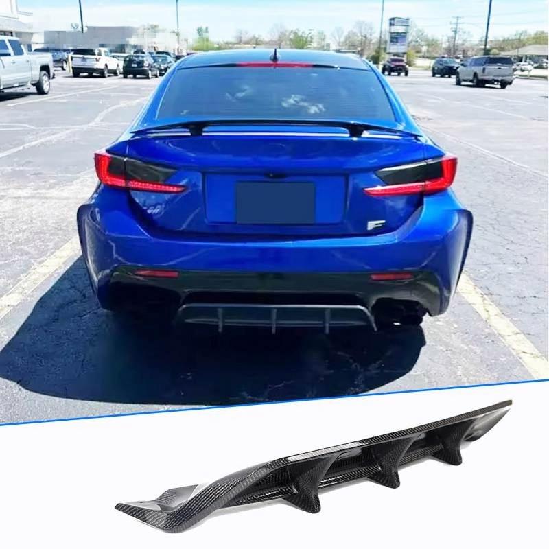 Carbon Fiber Rear Bumper Diffuser for Lexus RC F Coupe 2015-2018 (Replacement Style)