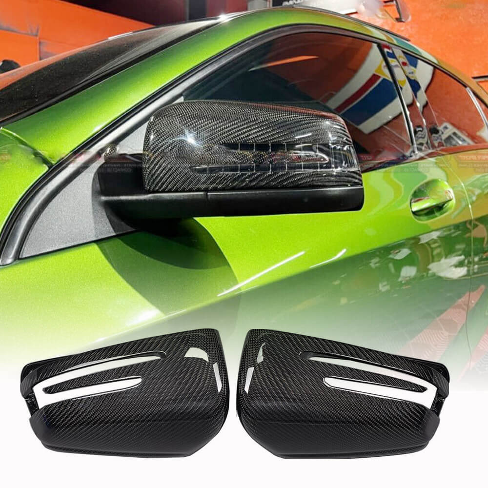 Mercedes Benz W176 W117 W246 W204 W212 W218 W221 Mirror Covers Carbon Fiber