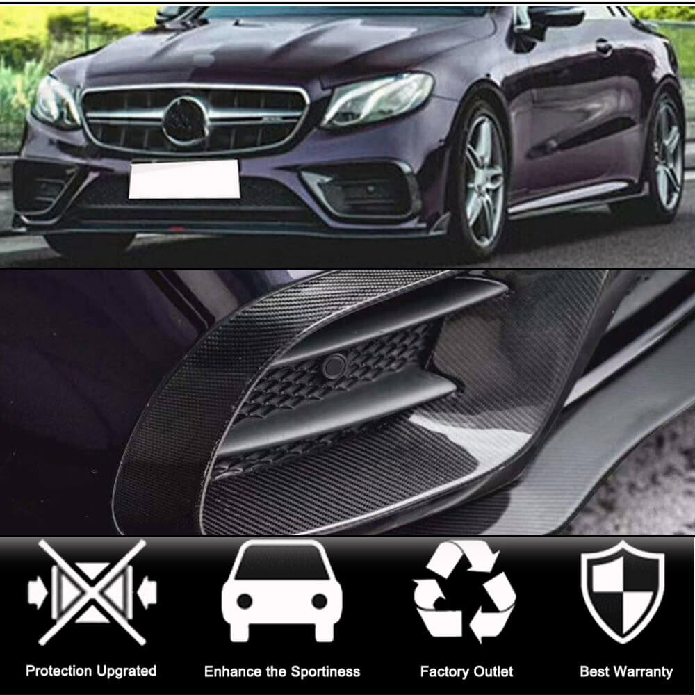 Mercedes Benz (W238) C238 E300 E400 E500 E550 Sport Coupe 2017-2019 Fog Lamp Covers Carbon Fiber/FRP