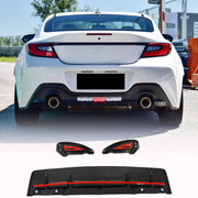 Subaru BRZ Toyota GR86 2022+ Rear Bumper with Splitters Carbon Fiber