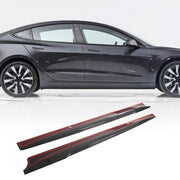 Tesla Model 3 2023 Side Skirts Dry Carbon Fiber