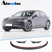 For Tesla Model 3 2023  Carbon Fiber Front Bumper Lip Spoiler