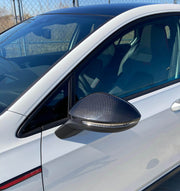 Volkswagen VW Golf 8 MK8 GTI R Rline 2021+ Mirror Covers Carbon Fiber