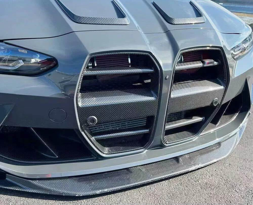 BMW M3 G80/M4 G82 G83 2021+ Front Grille Dry Carbon Fiber (without ACC)