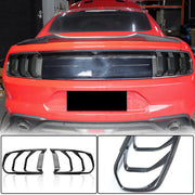 For Ford Mustang 2018-2022 Rear Tail Grille Carbon Fiber