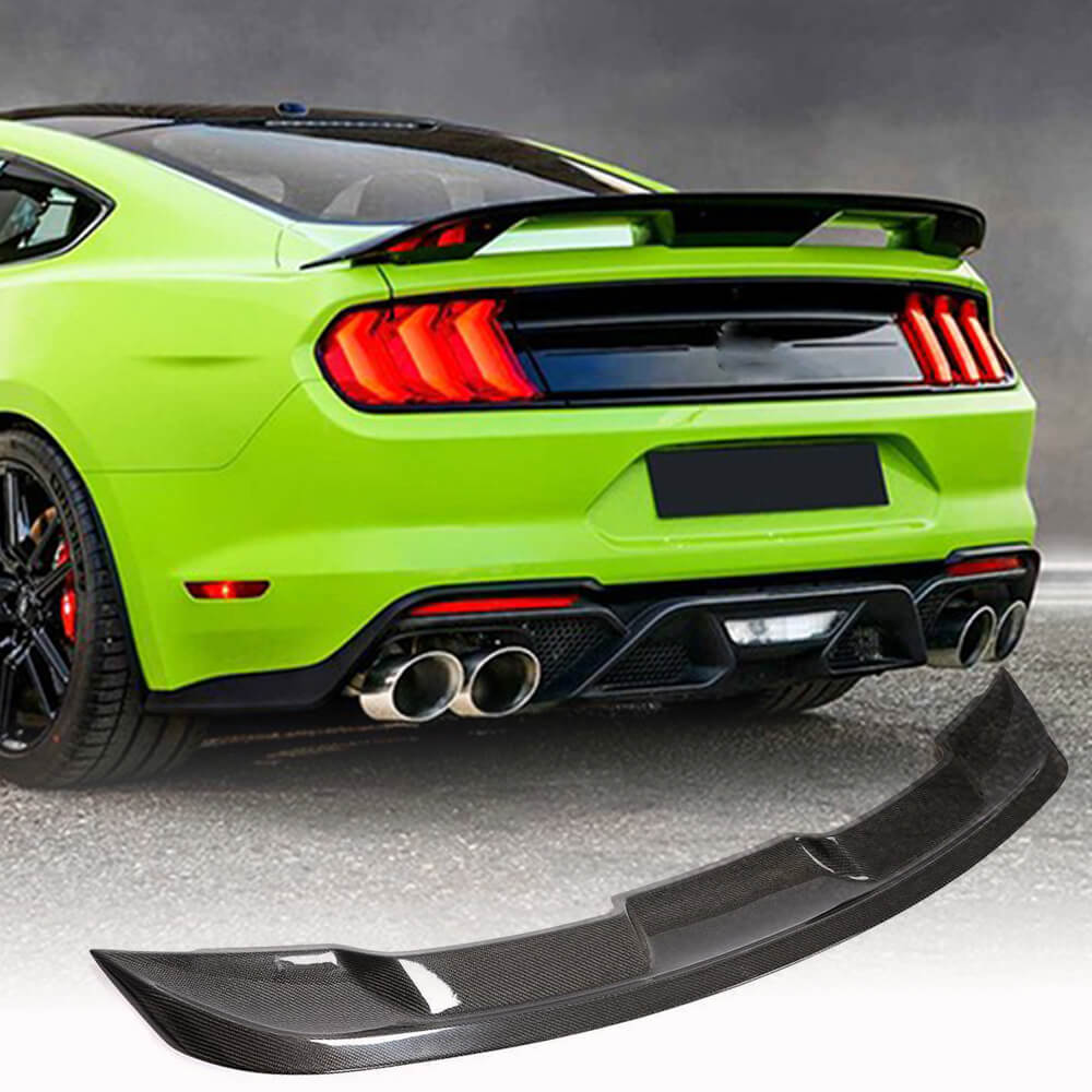 Ford Mustang Coupe 2015-2020 Rear Trunk Spoiler Carbon Fiber