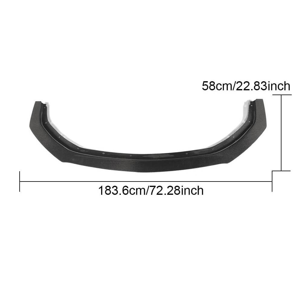 Ford Mustang Standard 2024UP Carbon Fiber Front Bumper Lip