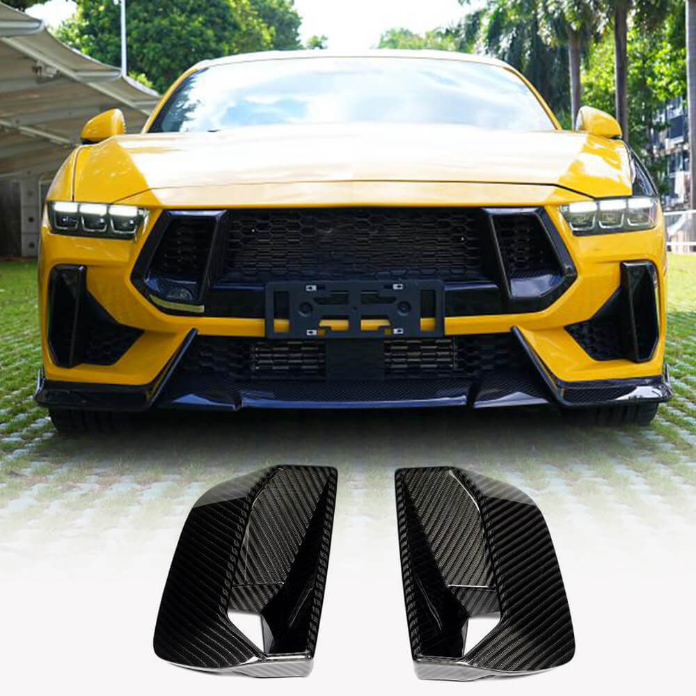 Ford Mustang GT S650 2024 2025 Front Air Intake Covers Carbon Fiber