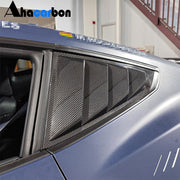 Ford Mustang S650 2024 2025 Rear Triangular Window Scoop Louver Fender Vents Dry Carbon Fiber