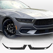Ford Mustang S650 2024 Headlight Eyelids Lamp Eyebrows Dry Carbon Fiber