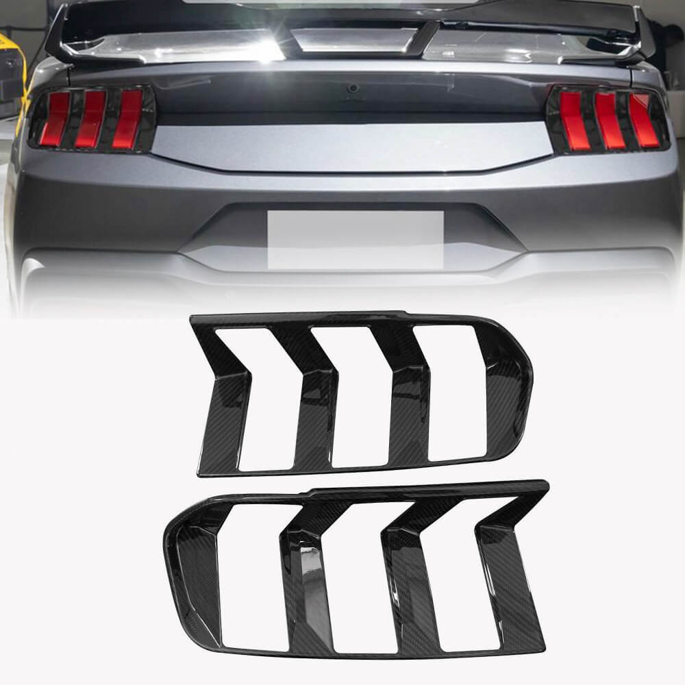Ford Mustang S650 2024 Taillight Trim Cover Dry Carbon Fiber