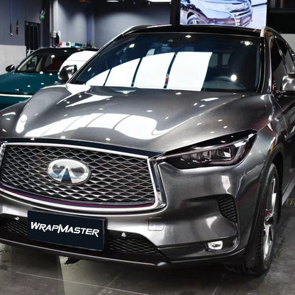 Glass Heavy Metal Graphite Grey Wrap Vinyl