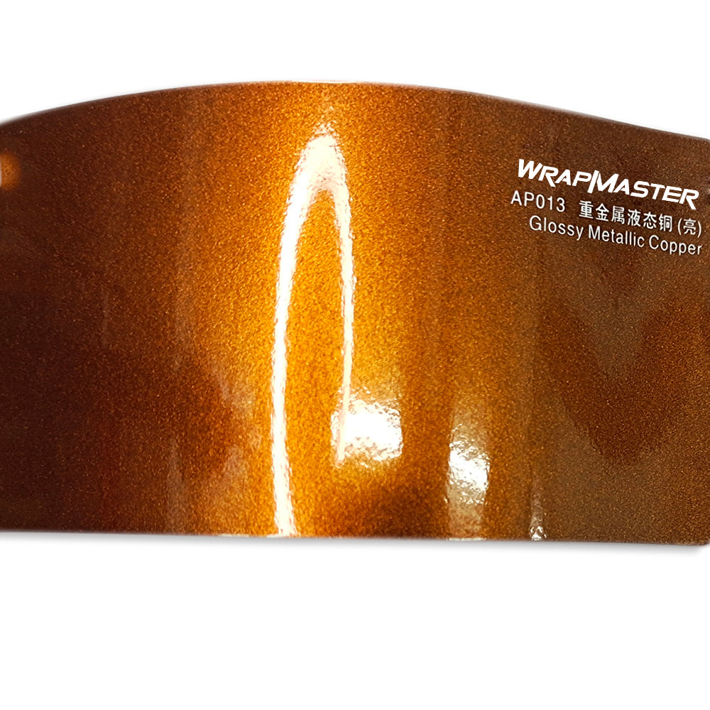 Glass Heavy Copper Metallic Wrap