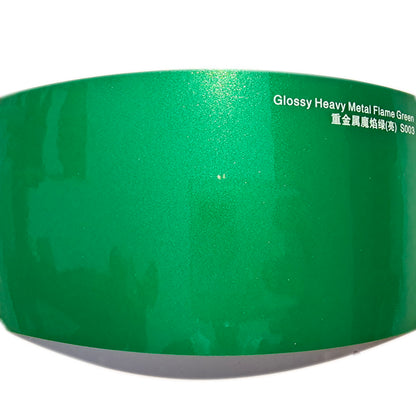 Matte Heavy Metal Flame Green Vinyl