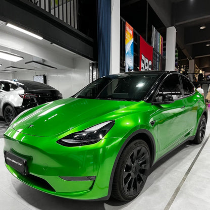 Glass Heavy Metal Flame Green