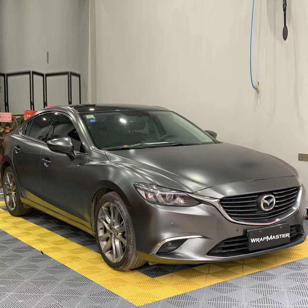 Matte Heavy Metal Graphite Grey Car Wrap