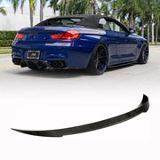BMW 6 Series F12 640i 650i M6 Convertible 2013-2018 Rear Trunk Spoiler Carbon Fiber/FRP