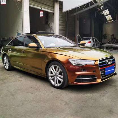 Glossy Diamond Sunrise Car Wrap