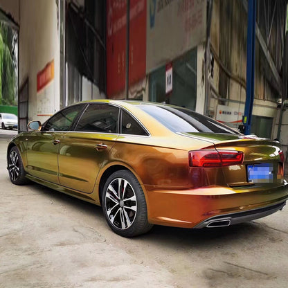 Glossy Diamond Sunrise Car Wrap