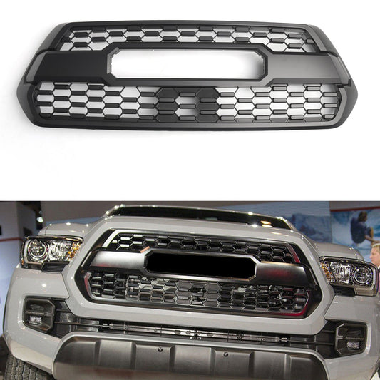 2016-2023 Tacoma TRD PRO PT228-35170 Front Bumper Hood Grill Kit Matte Black