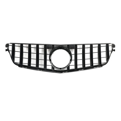 2008-2014 Mercedes-Benz C-Class W204 GTR Style Front Bumper Grille with Benz Logo