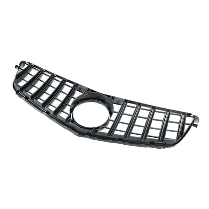 2008-2014 Mercedes-Benz C-Class W204 GTR Style Front Bumper Grille with Benz Logo