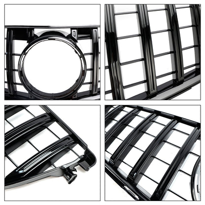 2008-2014 Mercedes-Benz C-Class W204 GTR Style Front Bumper Grille with Benz Logo