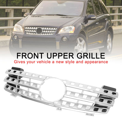 2005-2008 Mercedes-Benz ML-Class W164 ML320 ML350 ML500 Chrome Front Upper Grille