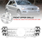 2005-2008 Mercedes-Benz ML-Class W164 ML320 ML350 ML500 Chrome Front Upper Grille