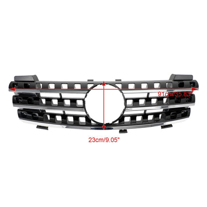 2005-2008 Mercedes-Benz ML-Class W164 ML320 ML350 ML500 Chrome Front Upper Grille