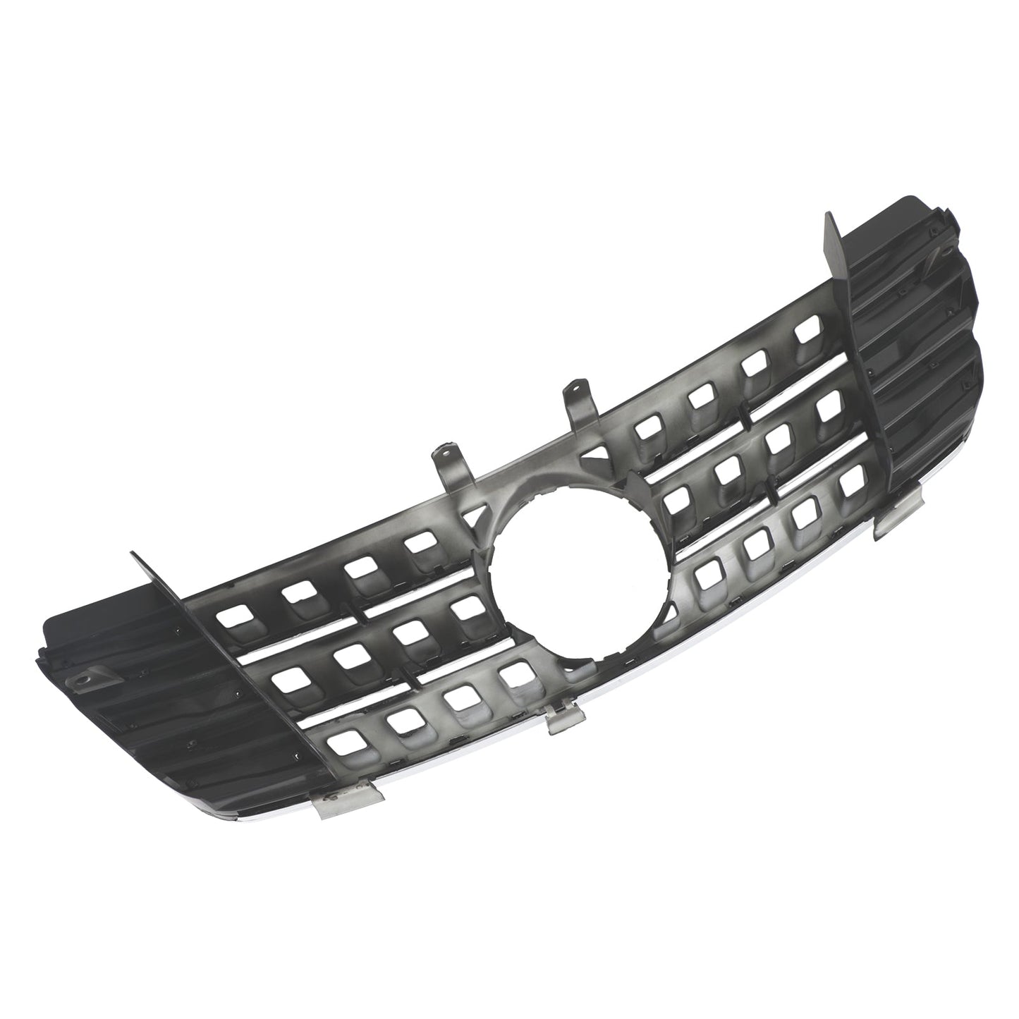 2005-2008 Mercedes-Benz ML-Class W164 ML320 ML350 ML500 Chrome Black Front Upper Grille