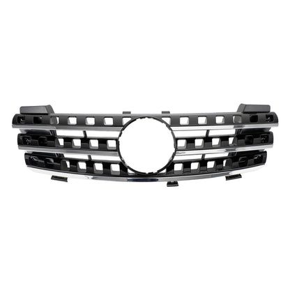2005-2008 Mercedes-Benz ML-Class W164 ML320 ML350 ML500 Chrome Black Front Upper Grille