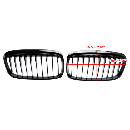 2015-2018 BMW 2 Series Gran Tourer F45 F46 Gloss Black Front Kidney Grille