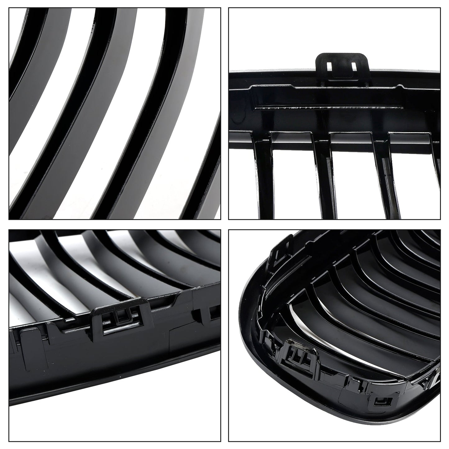 2015-2018 BMW 2 Series Gran Tourer F45 F46 Gloss Black Front Kidney Grille